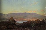 Richards Paintings - Sundown at Centre Harbour, New Hampshire by William Trost Richards